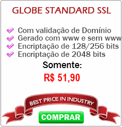 Certificado de Segurança com Validação de Domínio por somente R$ 51,90